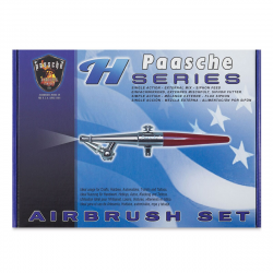 PAASCHE H SINGLE ACTION SIPHON FEED AIRBRUSH SET